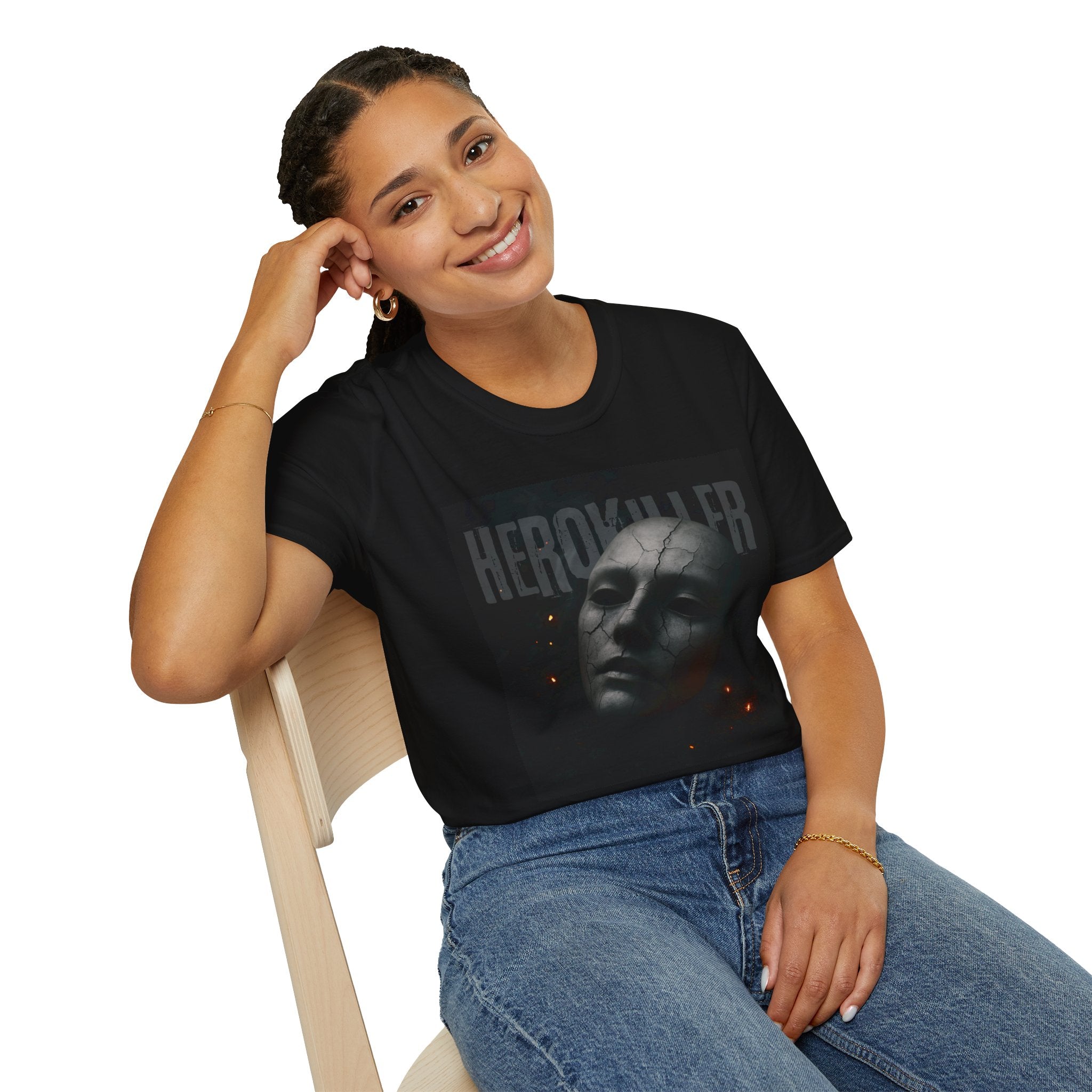 Herokiller Portrait T-Shirt — Dark Portrait Graphic Tee