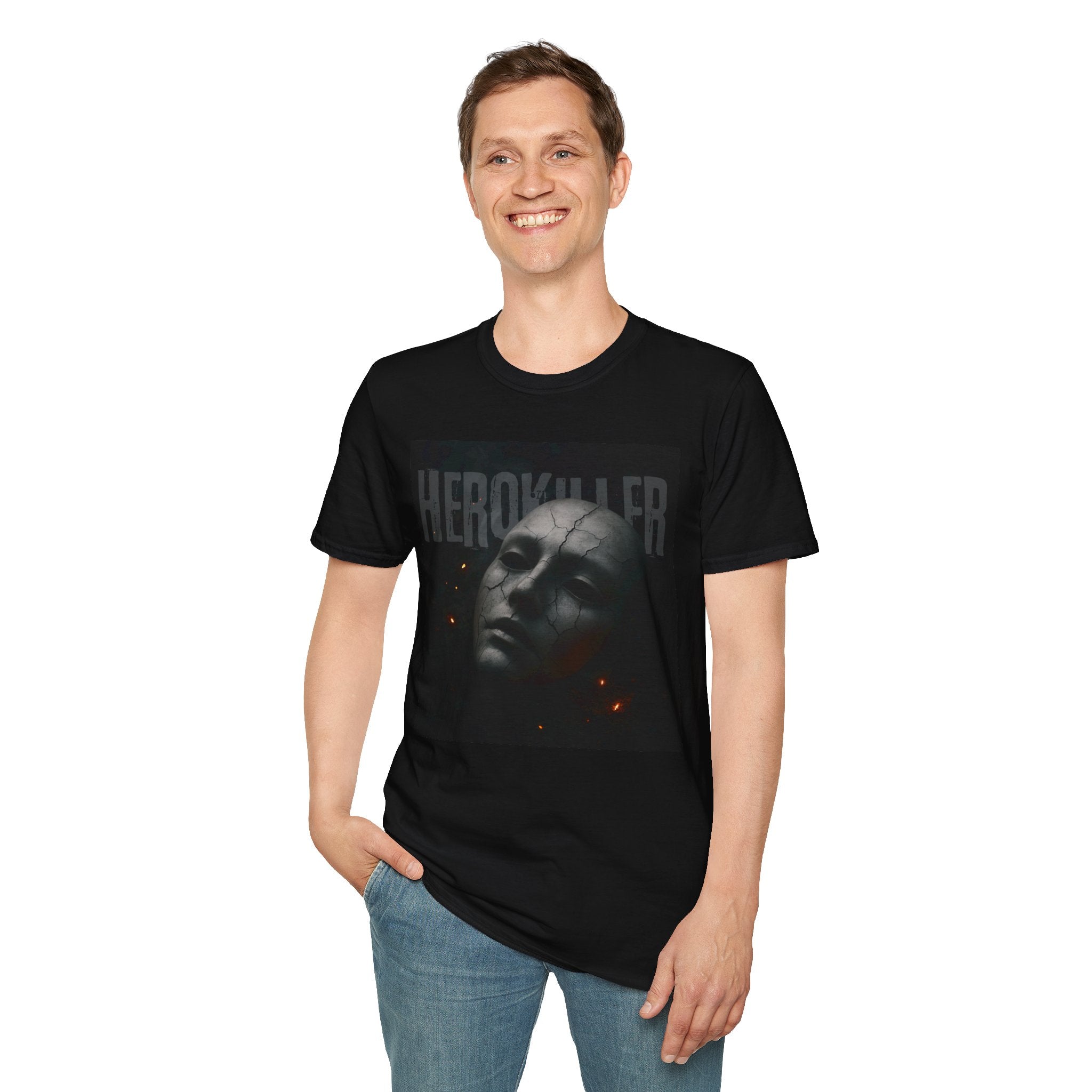 Herokiller Portrait T-Shirt — Dark Portrait Graphic Tee