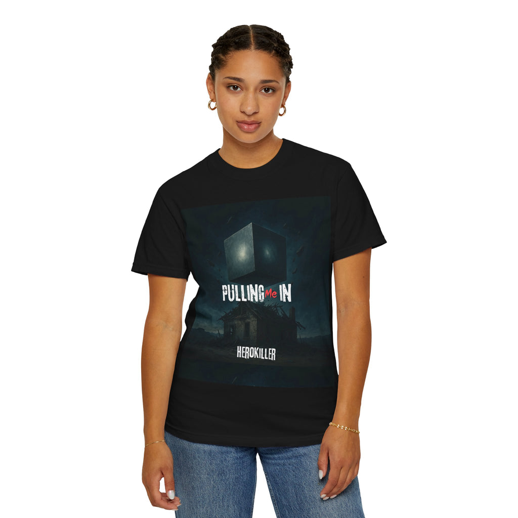 Pulling Me In T-Shirt — Dark Haunted House Graphic Tee (Herokiller)